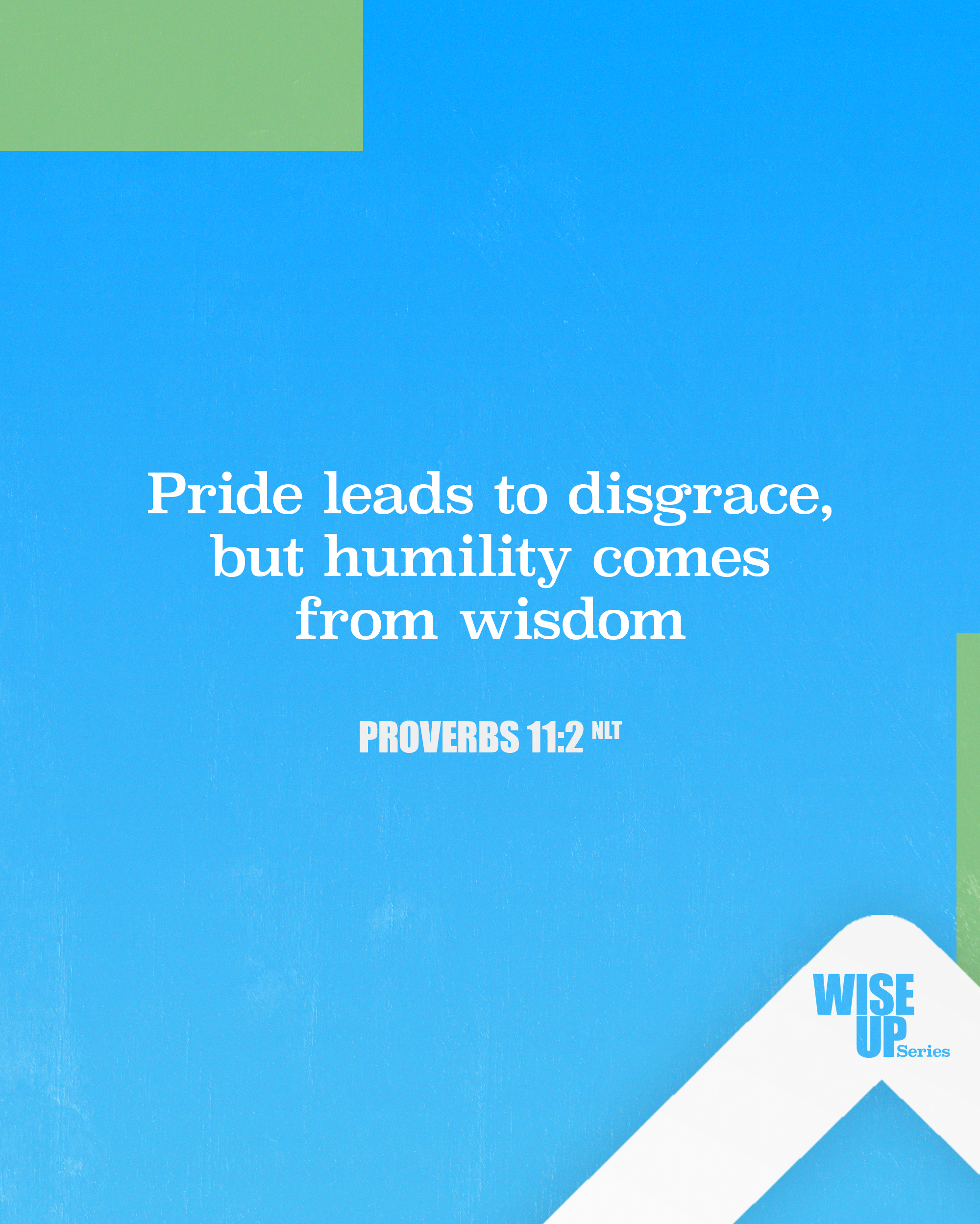 Pride Falls, Humility Rises