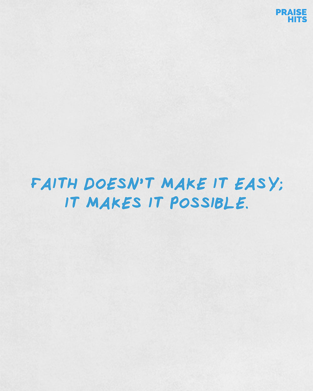 A DOSE HOPE FOR TODAY