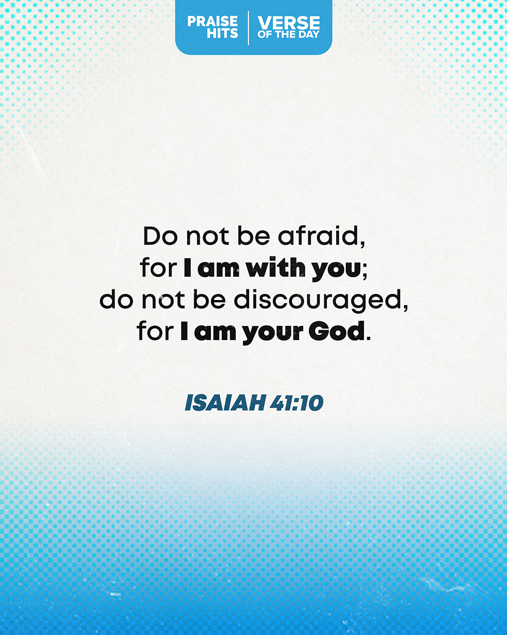 YOUR VERSE FOR TODAY