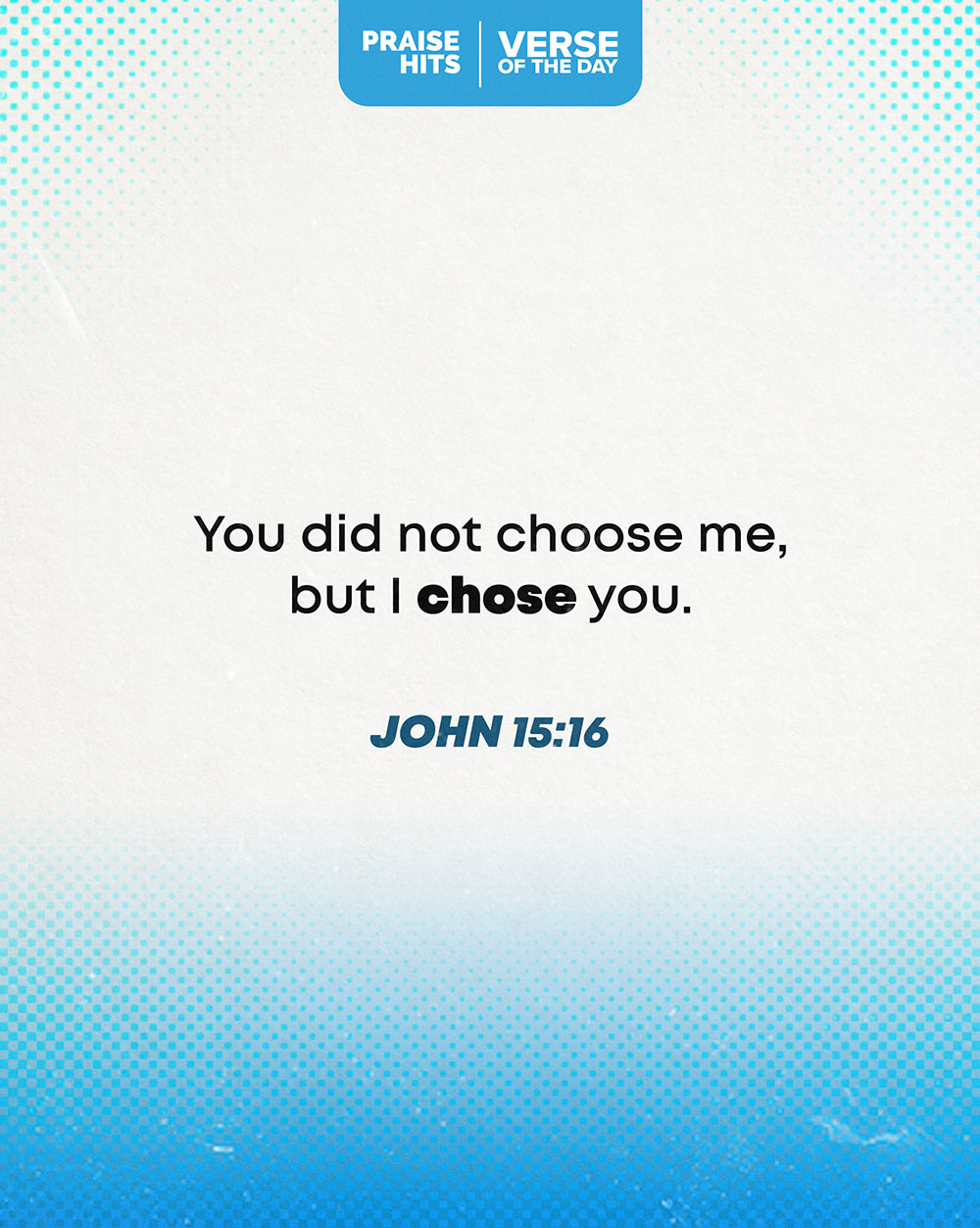 YOUR VERSE FOR TODAY