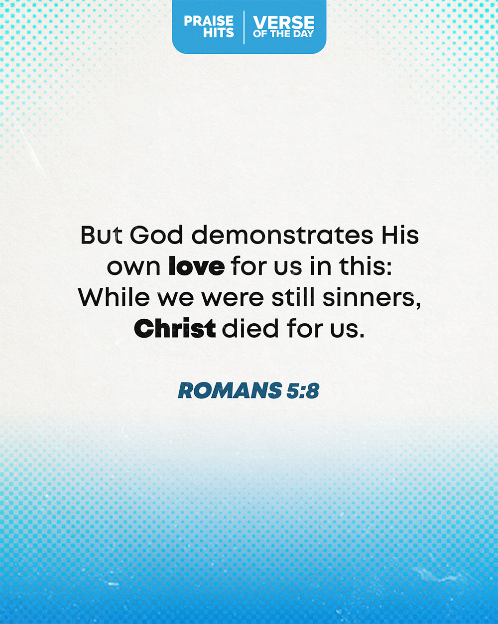 YOUR VERSE FOR TODAY