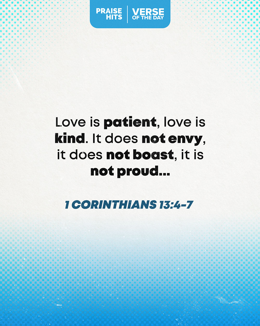 YOUR VERSE FOR TODAY