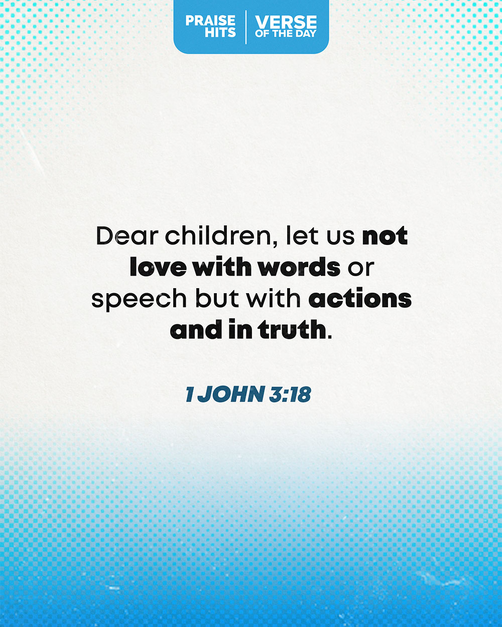 YOUR VERSE FOR TODAY